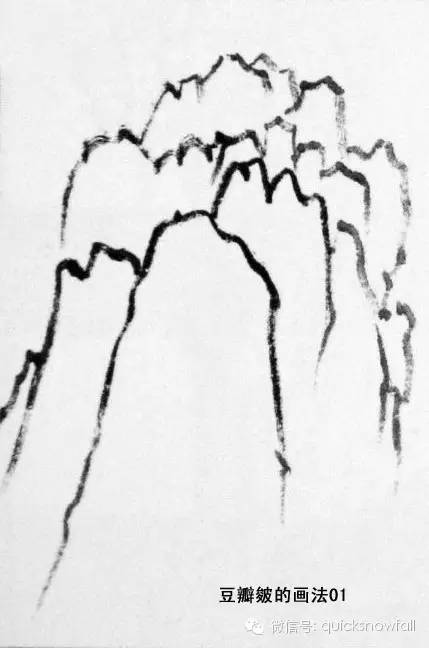 白崇然山水画山石画法合集,学院山水画山石画法