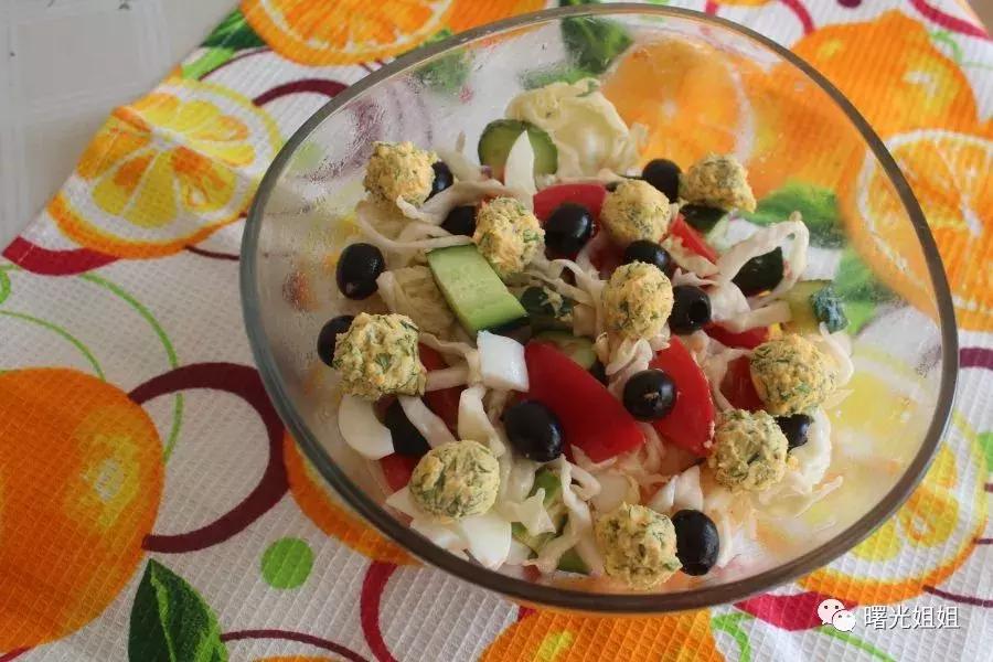 哈萨克斯坦蔬菜沙拉,上海版沙拉的做法