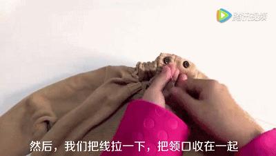 毛衣领口松垮怎么搭配,高领衣服领子松垮改小妙招