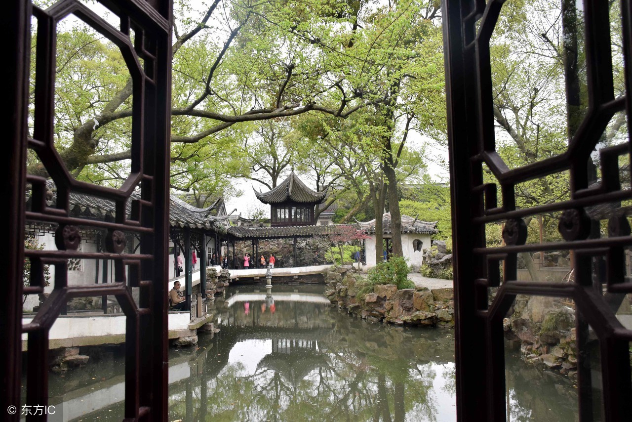 苏州拙政园中式,苏州拙政园风景美如画