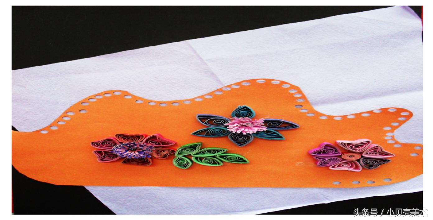 衍纸美术创意作品,衍纸艺术儿童作品