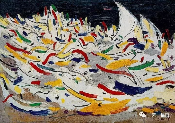 波洛克画中的韵律,波洛克第五号作品