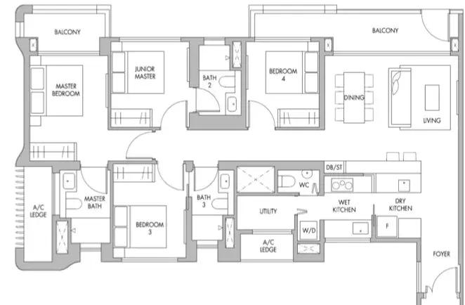 新加坡海外房屋出租,新加坡靠近地铁站房屋出租