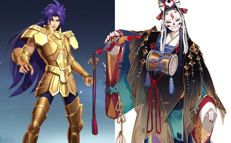 圣斗士星矢手游射手与摩羯,圣斗士星矢和阴阳师手游