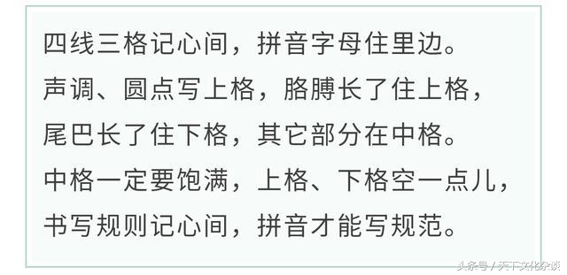汉语拼音er组合的发音三句口诀,汉语拼音字母表读法口诀快速学会