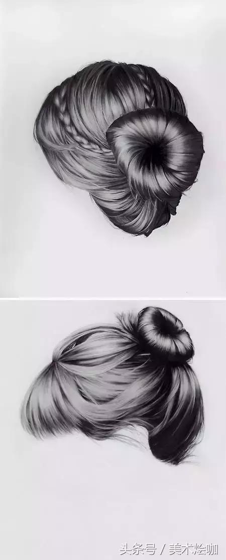 手把手教你画头发,如何三步学会画头发