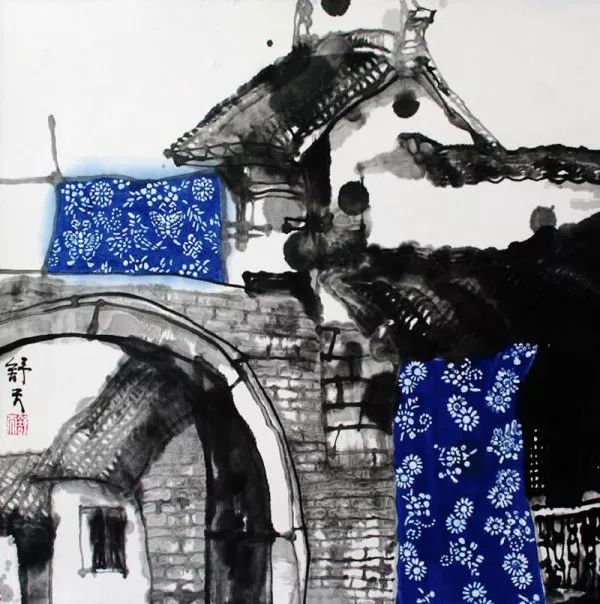 曹天舒水墨画欣赏,曹天舒水墨作品