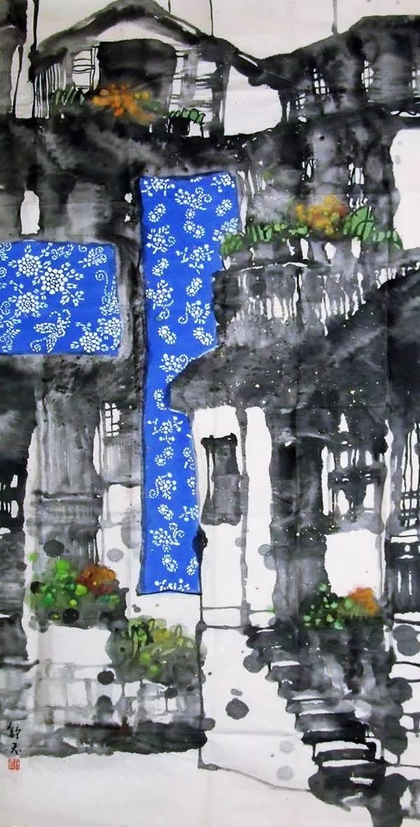 曹天舒水墨画欣赏,曹天舒水墨作品