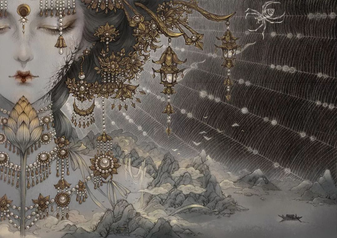 特别惊艳的古风美人画稿,惊艳古风美人手绘