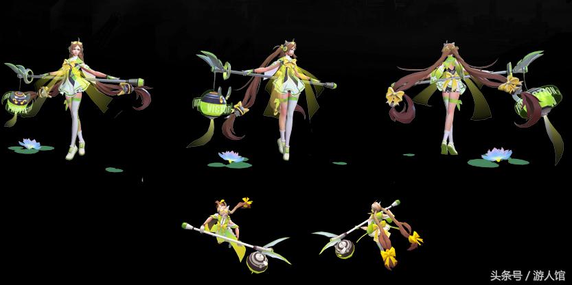 王者荣耀：官方发布大乔团战皮肤全特效，真的是充满了治愈气息