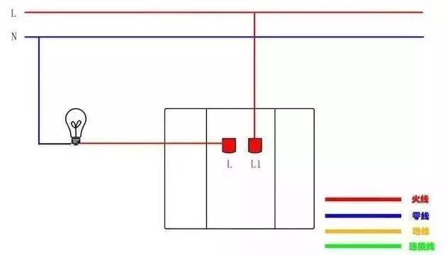 单控改双控开关接线详细图解,四控四开双控的接线方法
