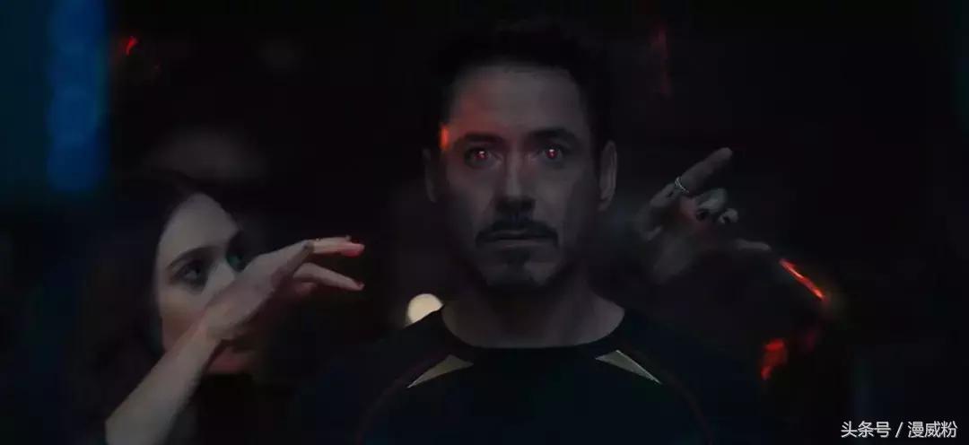 复联四最后的白色的钢铁侠,绯红女巫的幻象