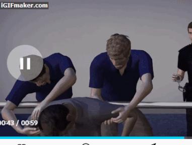 一男子跳进鲨鱼池,美国一男子跳进水族馆鱼缸