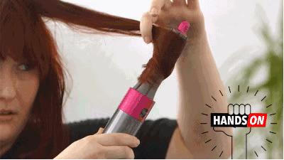 dyson戴森hs05落日玫瑰卷发棒,戴森卷发棒hs01和hs05买哪个好