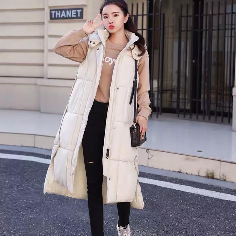 中年微胖妈妈适合的羽绒马甲,妈妈穿羽绒马甲外穿中长款