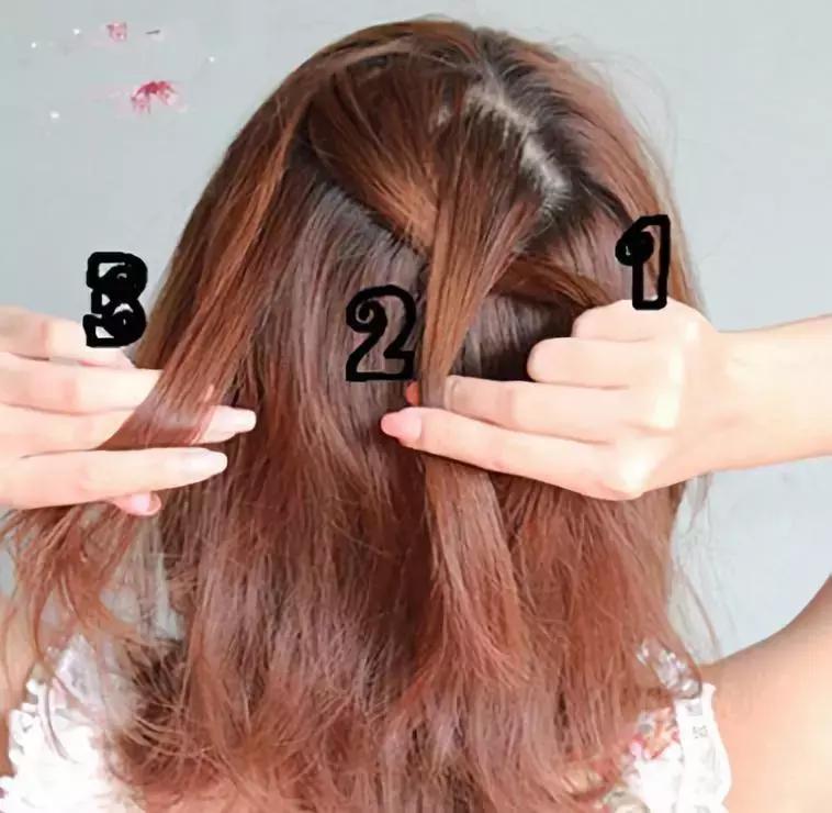 齐肩发发型扎法教程,齐肩发编发教程简单又好看
