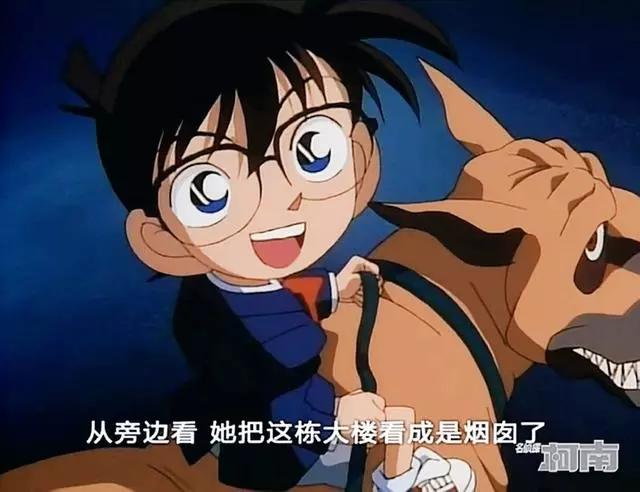 服了，看过诸多精彩表演，柯南君竟然可以和汪星人互动到当坐骑！