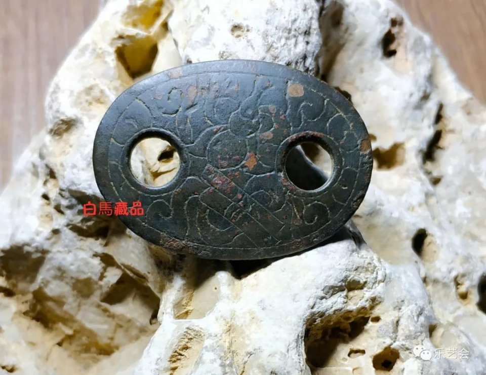 白马讲铜荷包扣收藏