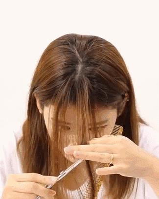 明星同款刘海怎么剪才好看,怎么夹明星同款刘海好看又简单