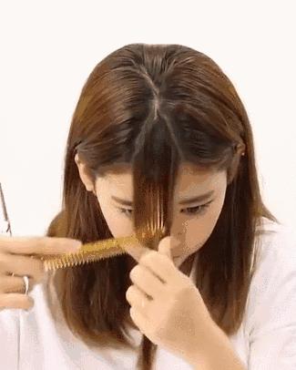 明星同款刘海怎么剪才好看,怎么夹明星同款刘海好看又简单