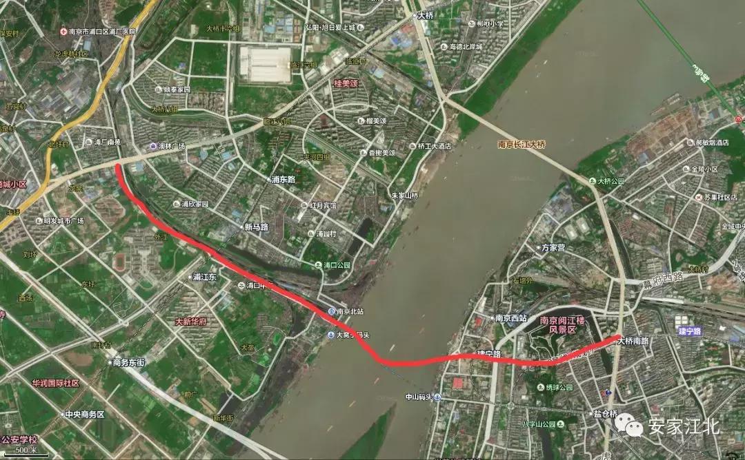 南京最新过江通道,南京江北过江通道