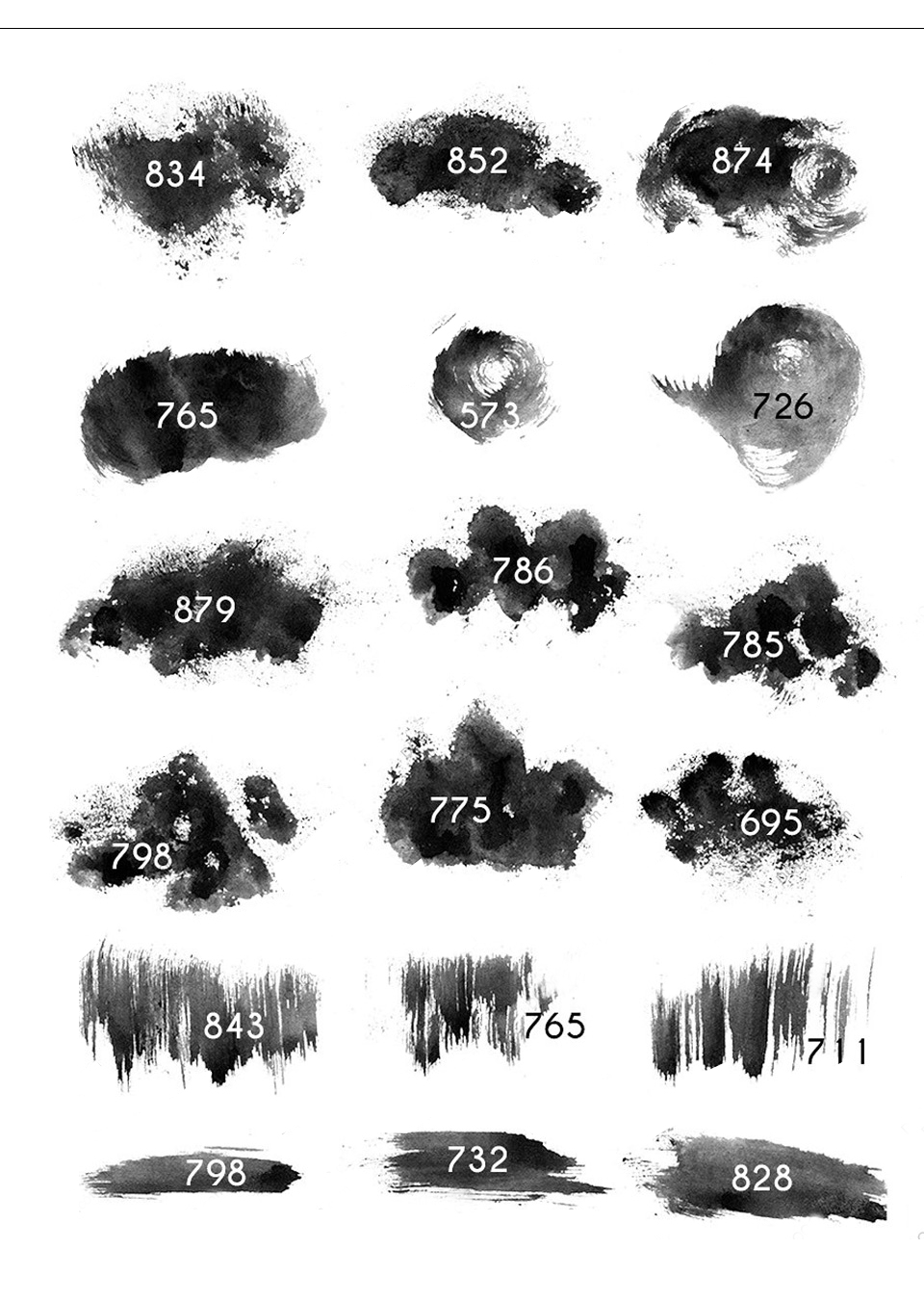 ps制作水墨笔刷png,中国风水墨毛笔笔刷