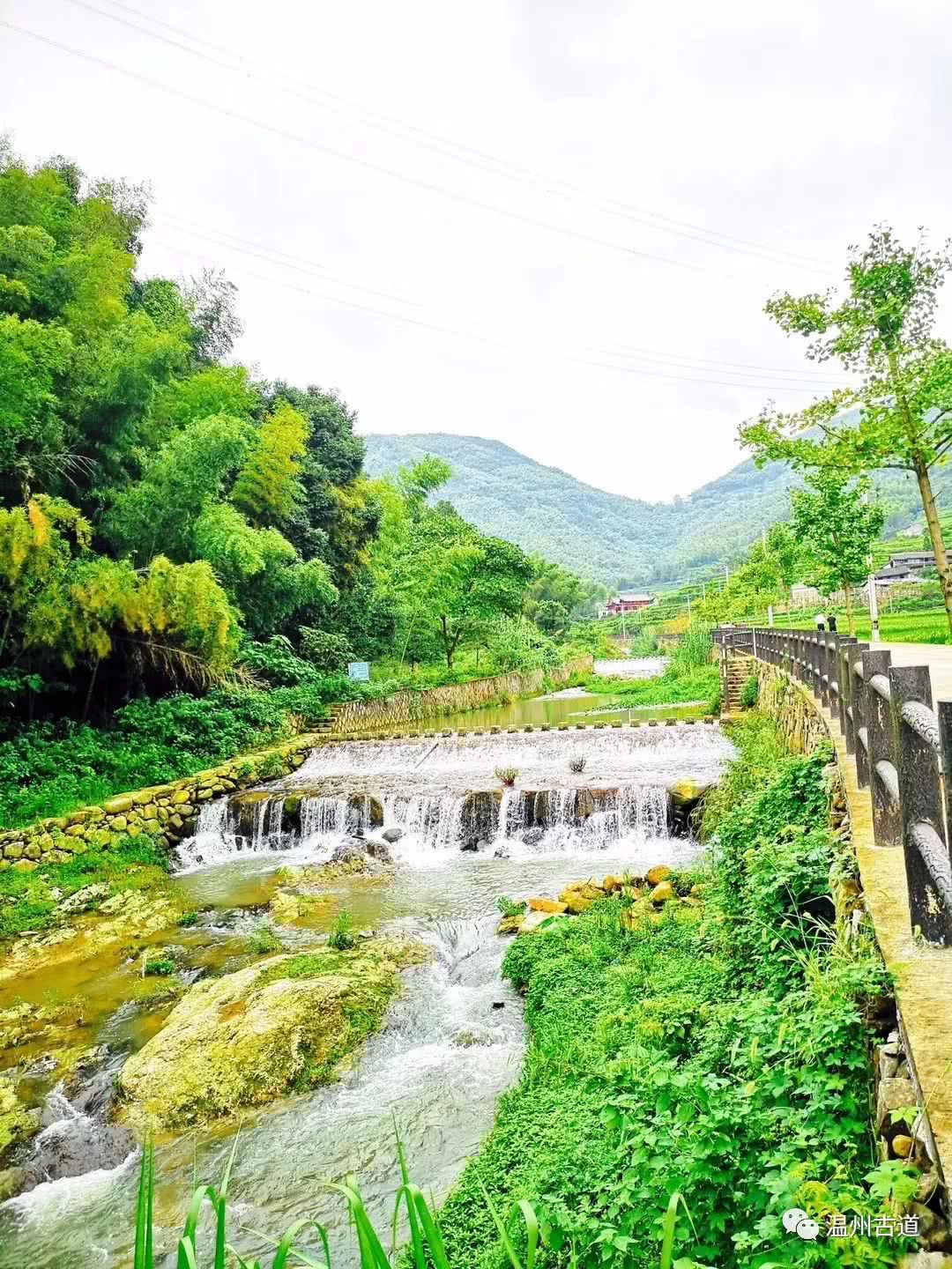 瓯海瞿溪风景,远山近水如诗如画