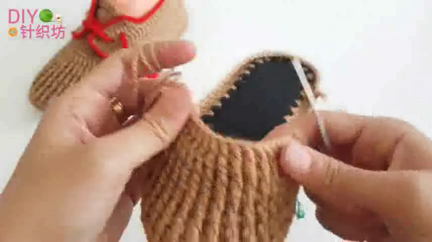 新款双色针织毛线袜,时尚地板袜编织