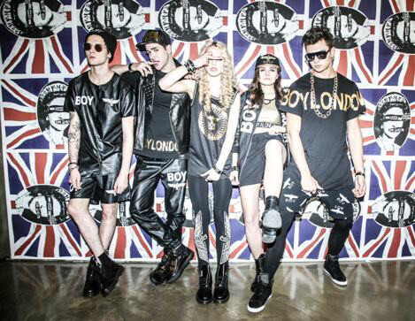 boylondon标签,boylondon前后都有logo的款式