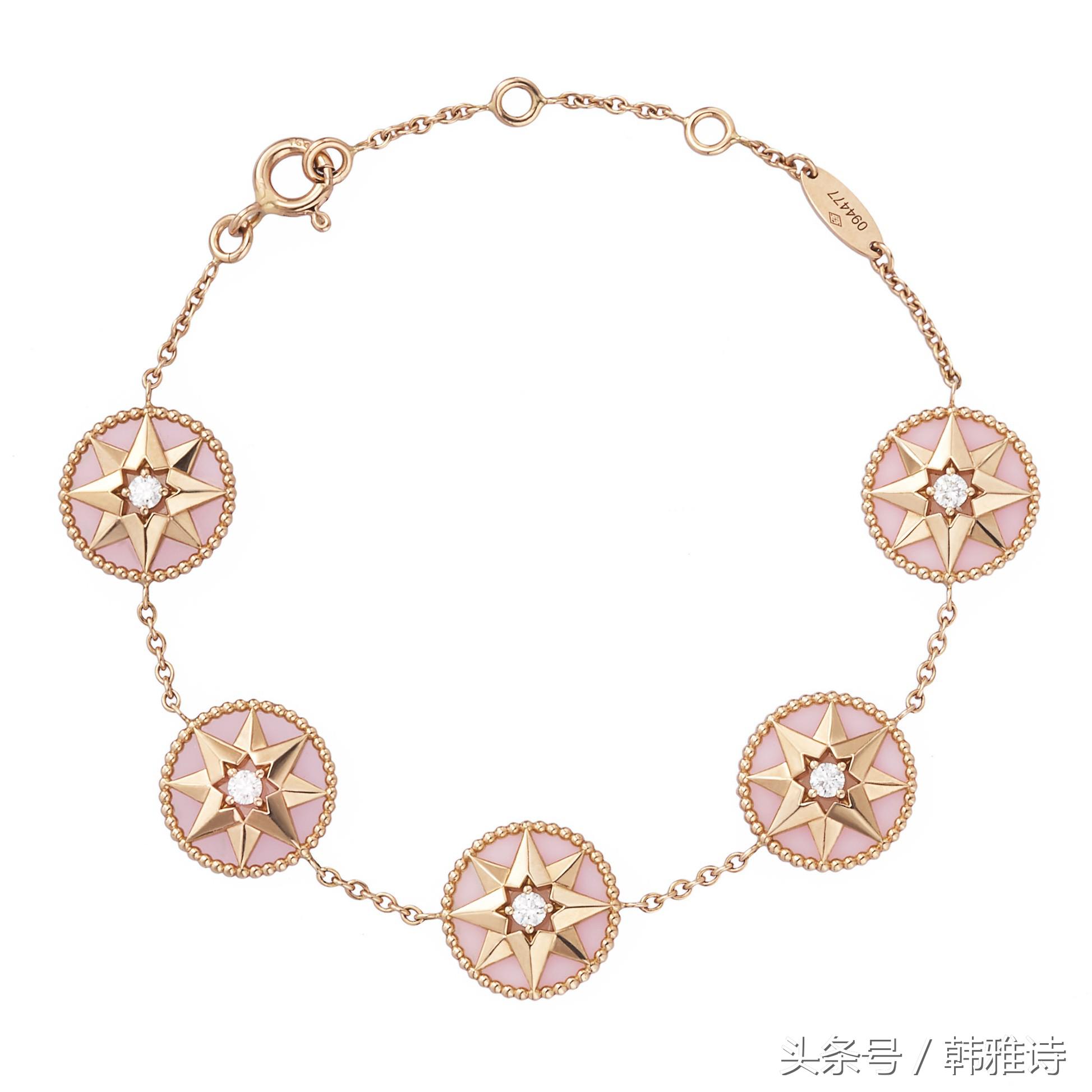 dior迪奥八芒星罗盘手链女,dior的罗盘玫瑰手链