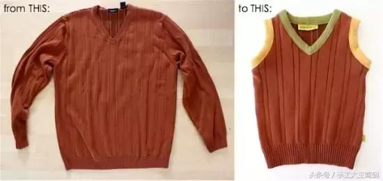 把旧毛衣拆了,穿不上的毛衣改造潮流妙招