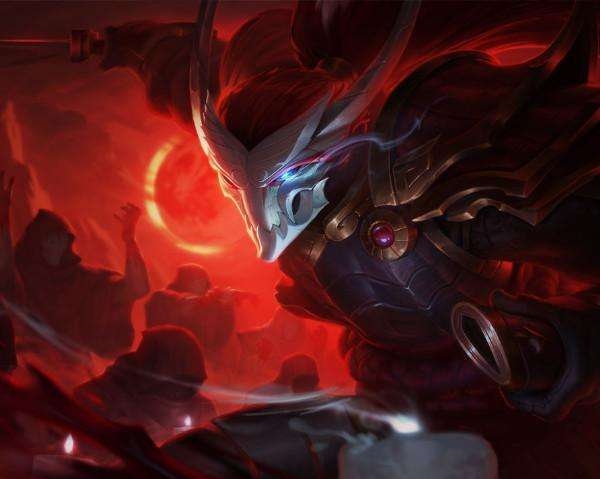 lol亚索皮肤腥红之月,lol亚索腥红之月皮肤