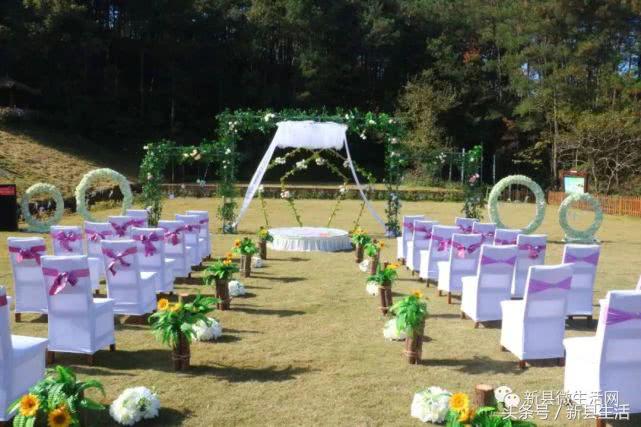 浪漫户外婚礼草坪婚礼,经典户外草坪婚礼