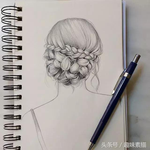 几招教你画头发,一分钟教你画头发