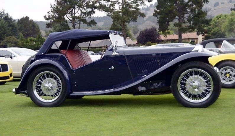 战后出口美国的第一款英国跑车-MG-TC