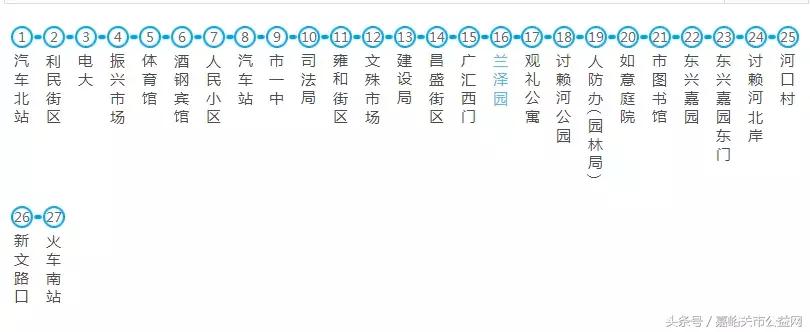 嘉峪关公交站点实时查询,嘉峪关公交线路一览表