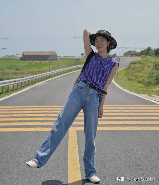今夏火了一种帽子叫“烟筒帽”，时髦百搭显脸小，戴对整容级好看