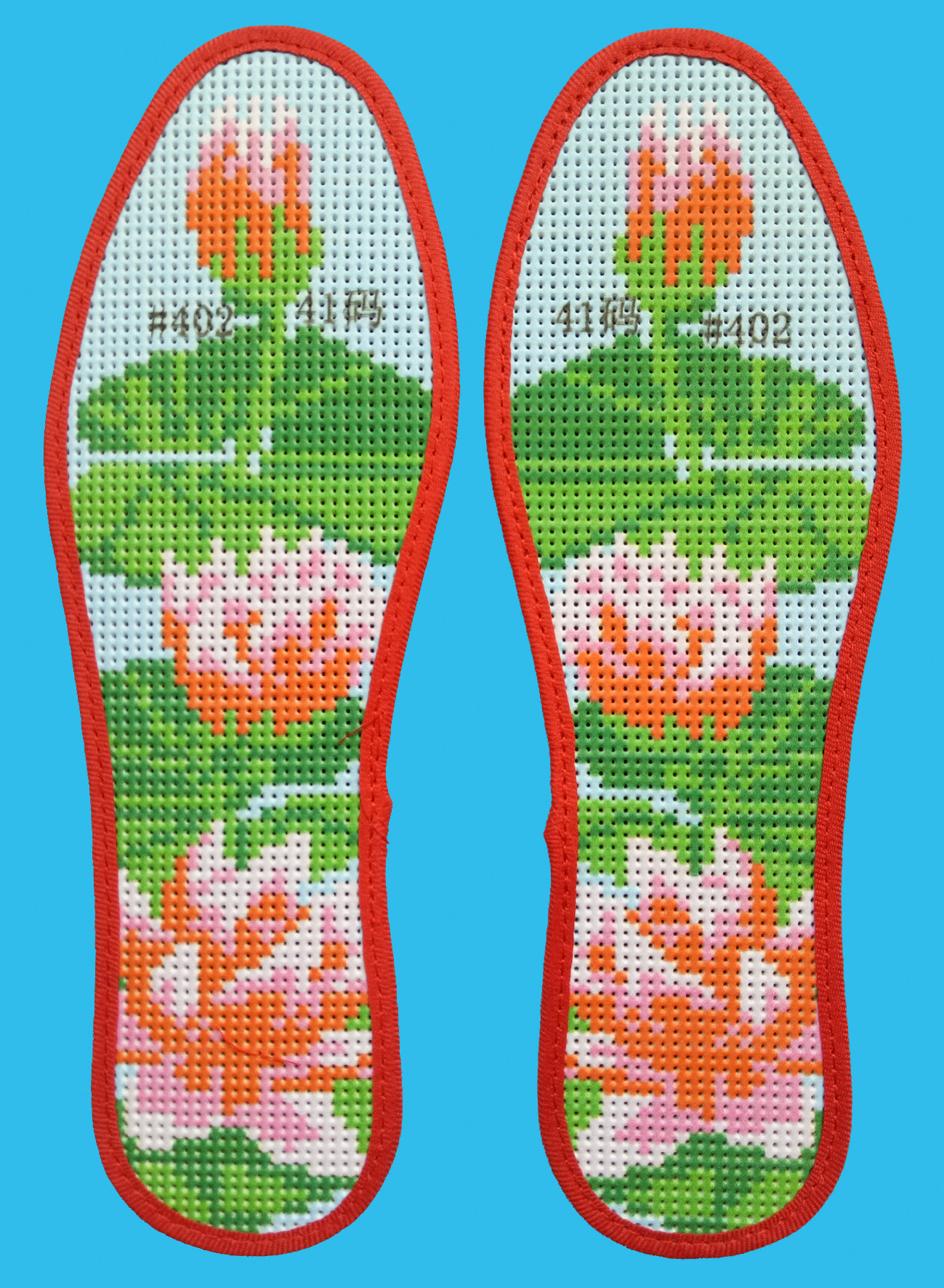 绣花鞋垫——客观物象的表现