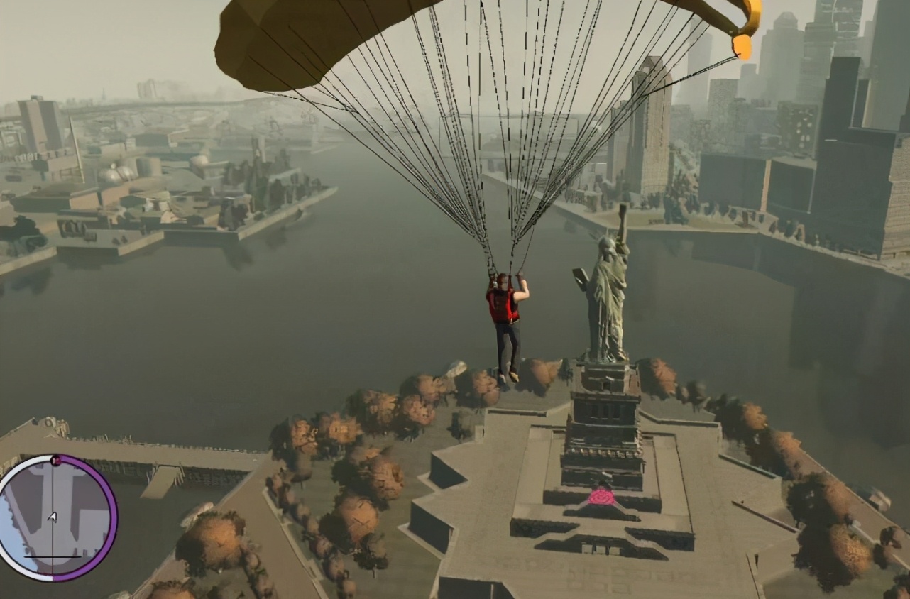 gta4自由女神像彩蛋寓意着什么,gta4自由女神像心脏