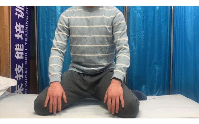 不能鸭子坐,不能盘腿直接站起来