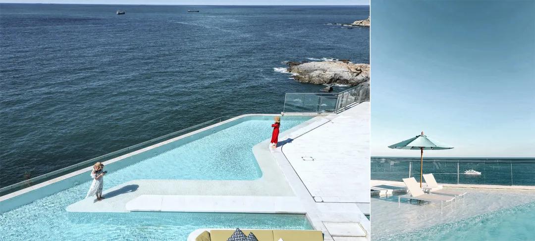 夏日清凉好去处泳池,夏日玩水胜地无边际泳池