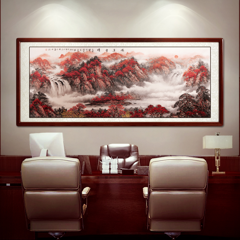 国画鸿运当头风水,红红火火国画作品欣赏