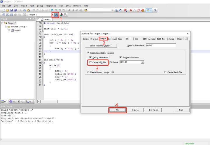 51单片机跑马灯编程入门教程,51单片机点亮led灯从零开始学