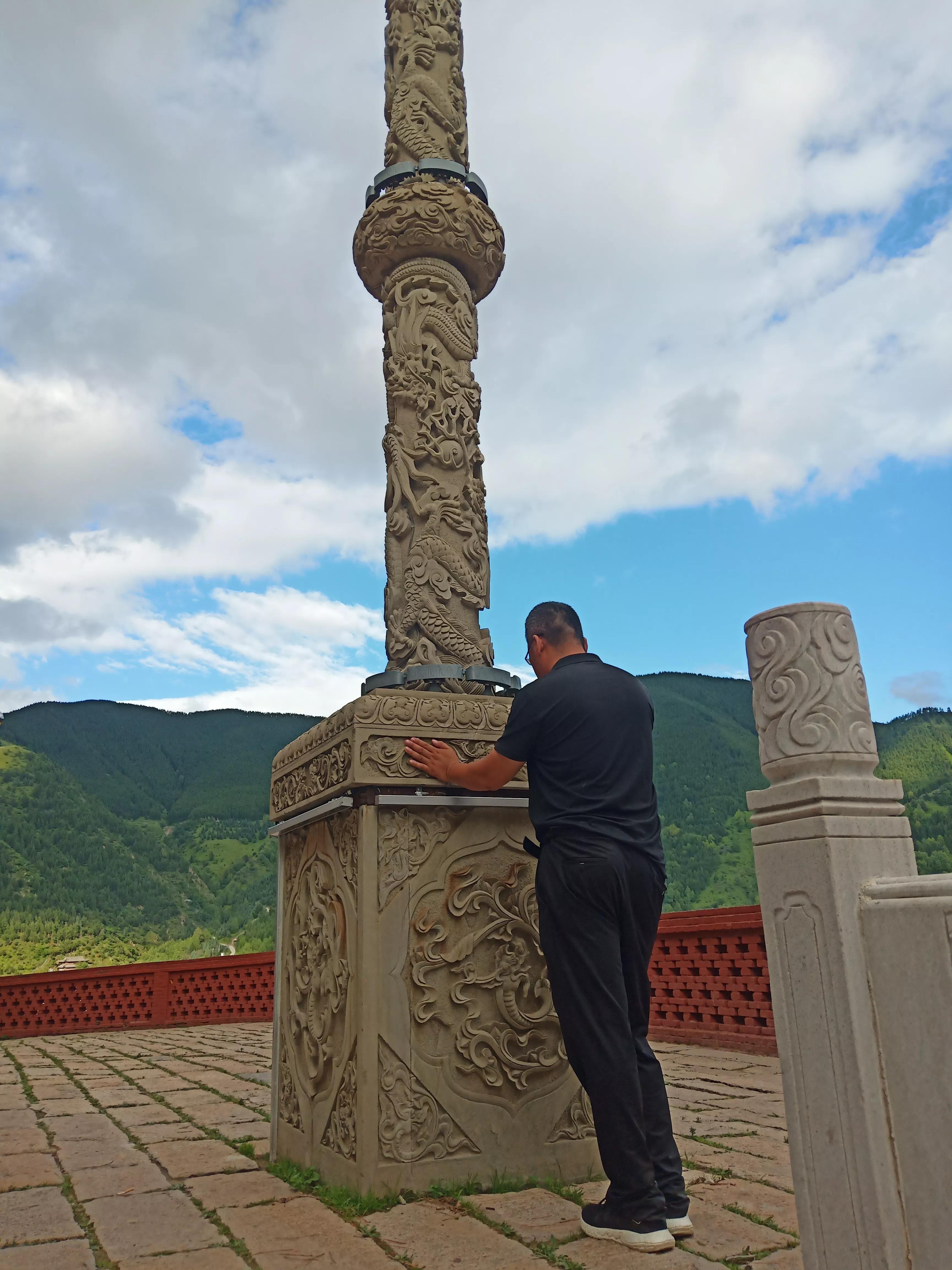 五台山菩萨顶晚上图片,五台山菩萨顶脚印故事