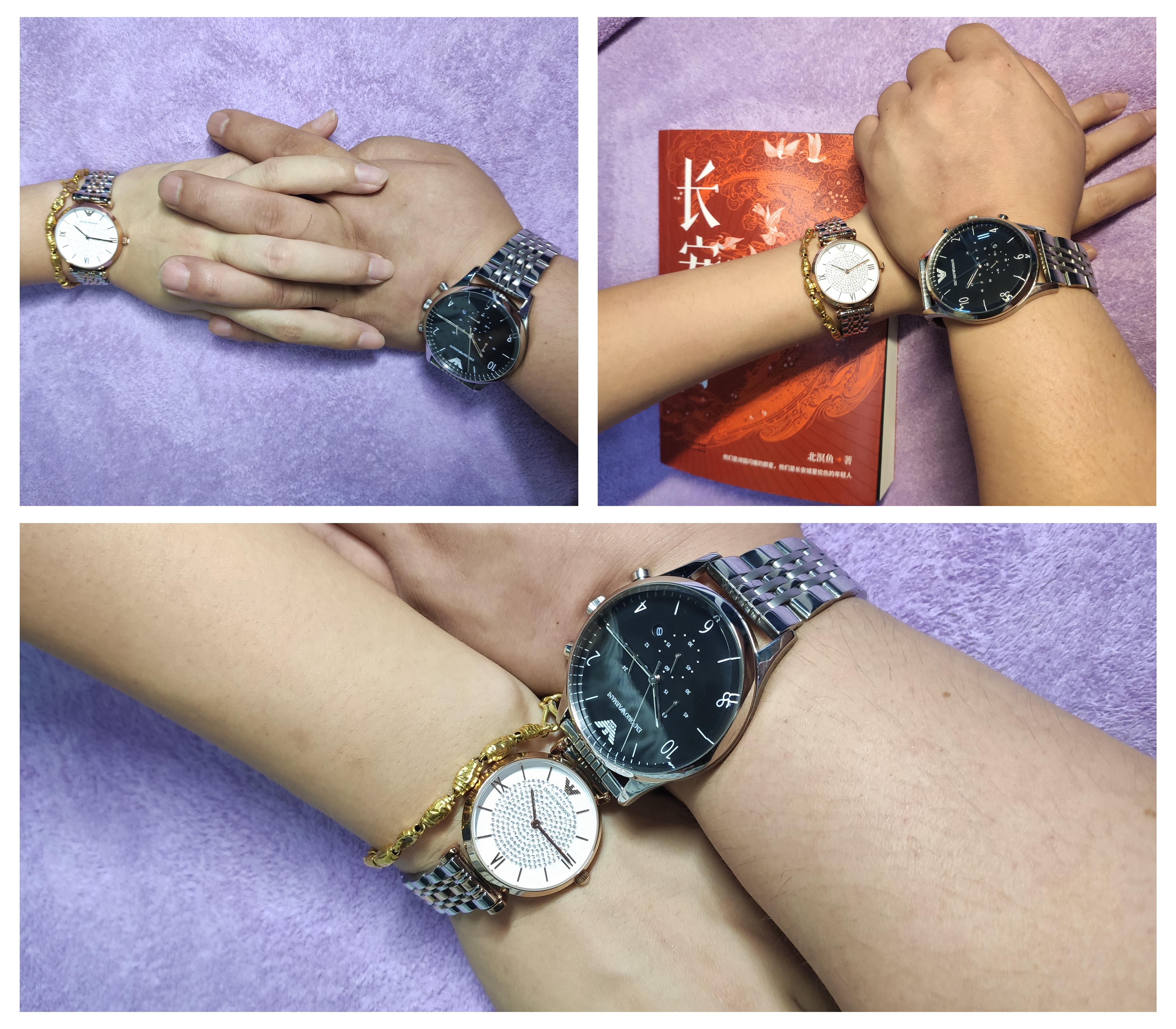 阿玛尼手表满天星镶钻女表ar11129,阿玛尼满天星手表女表上手效果