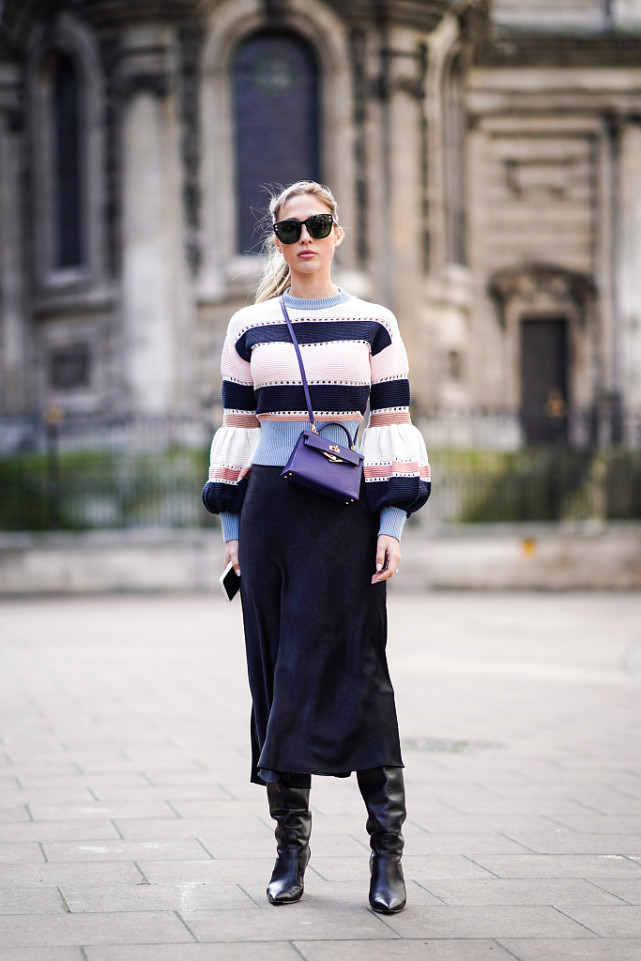 这个冬天如何选择条纹毛衣,毛衣穿搭推荐可内搭可外穿冬