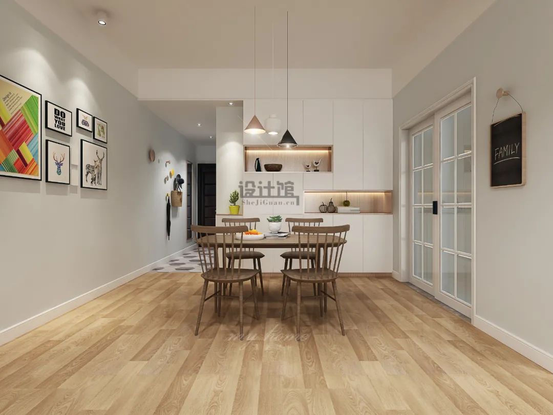 进门玄关餐柜鞋柜一体可双面摆放,玄关没做整面鞋柜如何布置