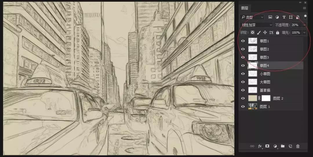 如何在AdobePhotoshop中创建素描效果