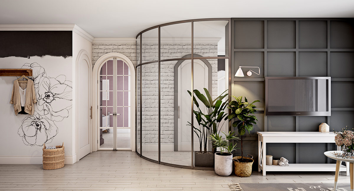 一室一厅小公寓怎么装修好看,一字型小公寓装修设计30平方米