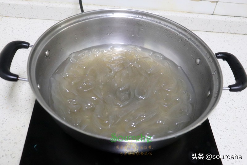 煮红薯粉放点醋,煮红薯粉带汤
